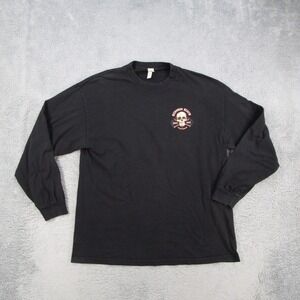 Coastal Classics Redondo Beach Skull Surf Rietveld Shirt Mens XL Black 2004
